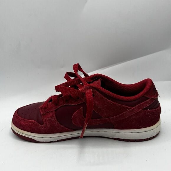 Nike SB Dunk Low Top GS Size 2.5Y Gym Red SkateBoarding Sneakers Shoe 310569605 - Picture 5 of 13